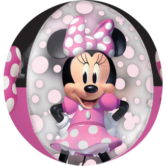 Balloon Foil Orbz 40cm Minnie Mouse Forever