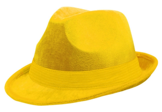 Fedora Velour Hat  - Assorted Colours