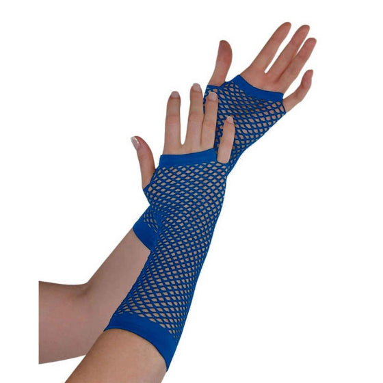 Fishnet Gloves Long - Assorted Colours