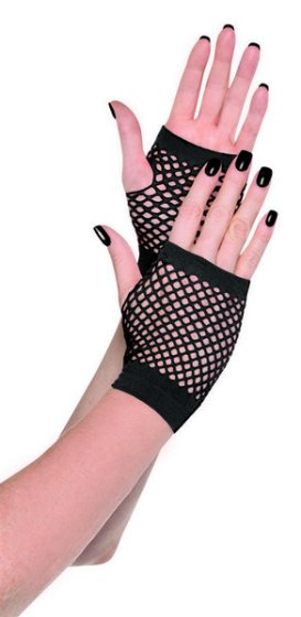 Fishnet Gloves Short - Assorted Colours