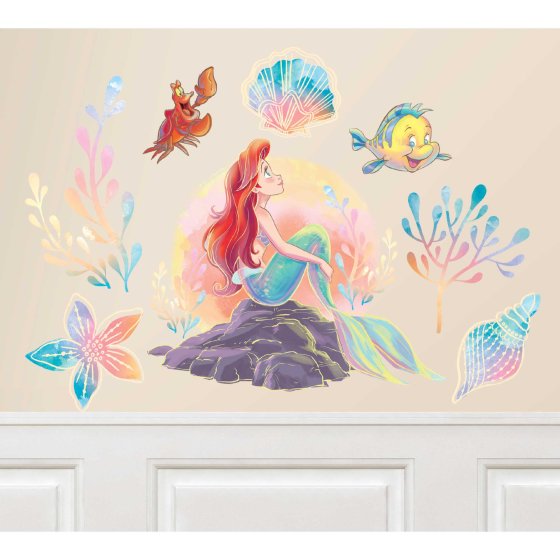 The Little Mermaid Wall Decorating Kit Pk/8