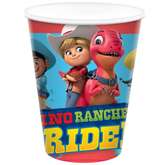 Dino Ranch 266ml Paper Cups Pk/8
