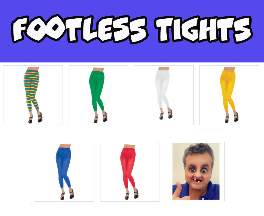 Footless Tights - Assorted Colours