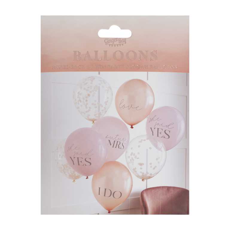 Mixed Pack of Hens Party Balloons Pk/8