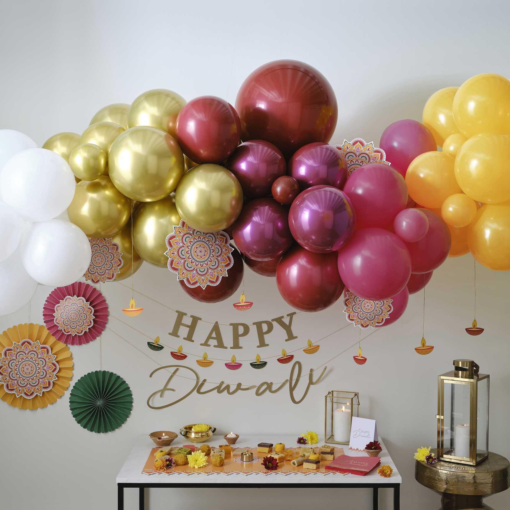 Diwali Balloon Arch Kit Ginger Ray