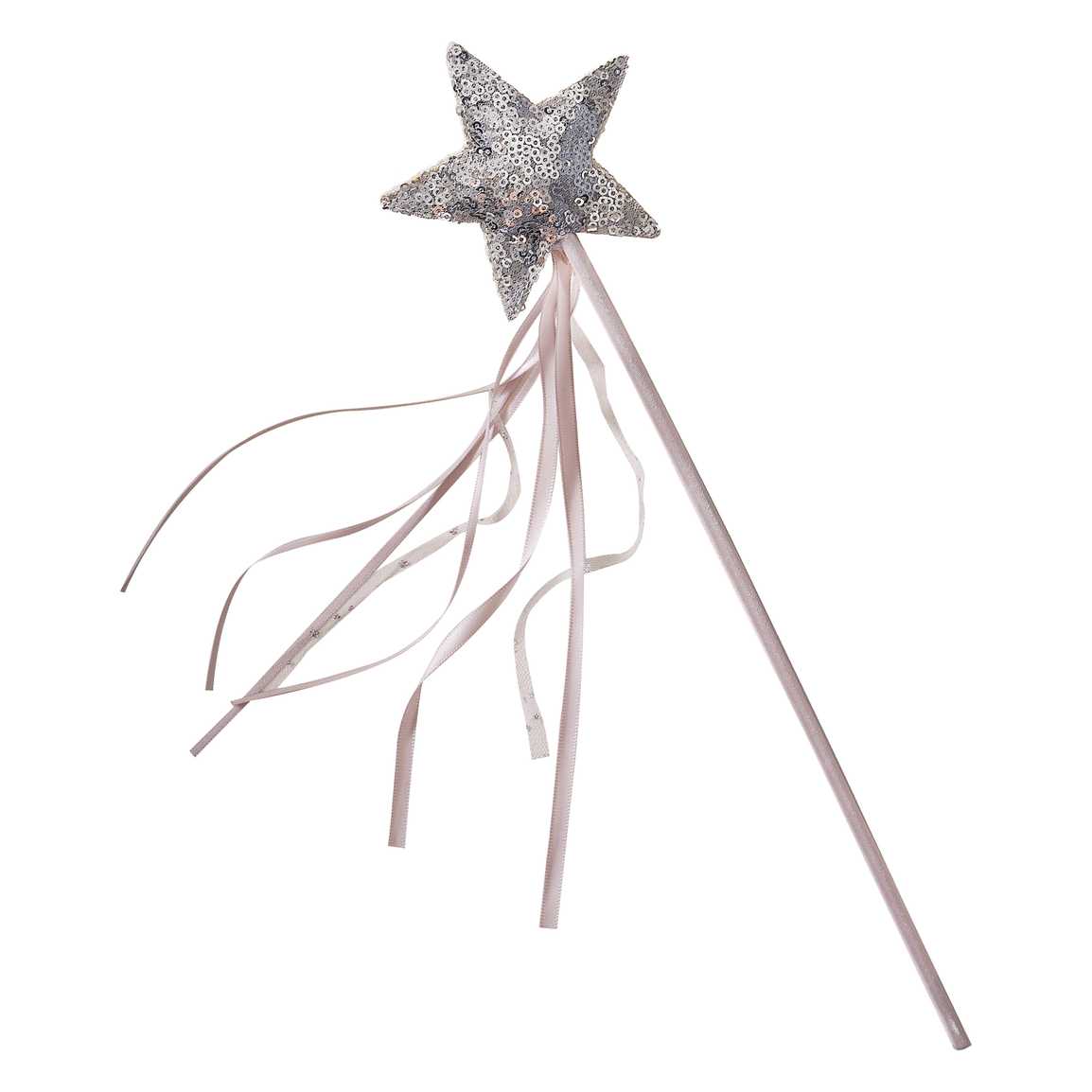 Wand Pink & Silver Sequin Star Fairy Ginger Ray