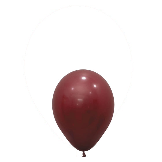 Balloon Latex 12cm Fashion Merlot Pk/50