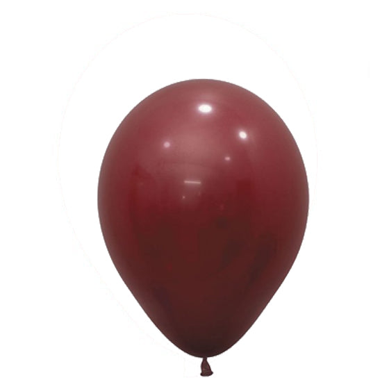 Balloon Latex 30cm Fashion Merlot Pk/100