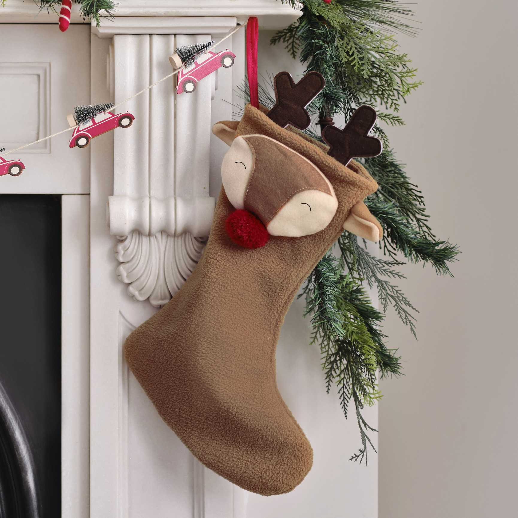 Merry Little Xmas Reindeer Stocking Ginger Ray