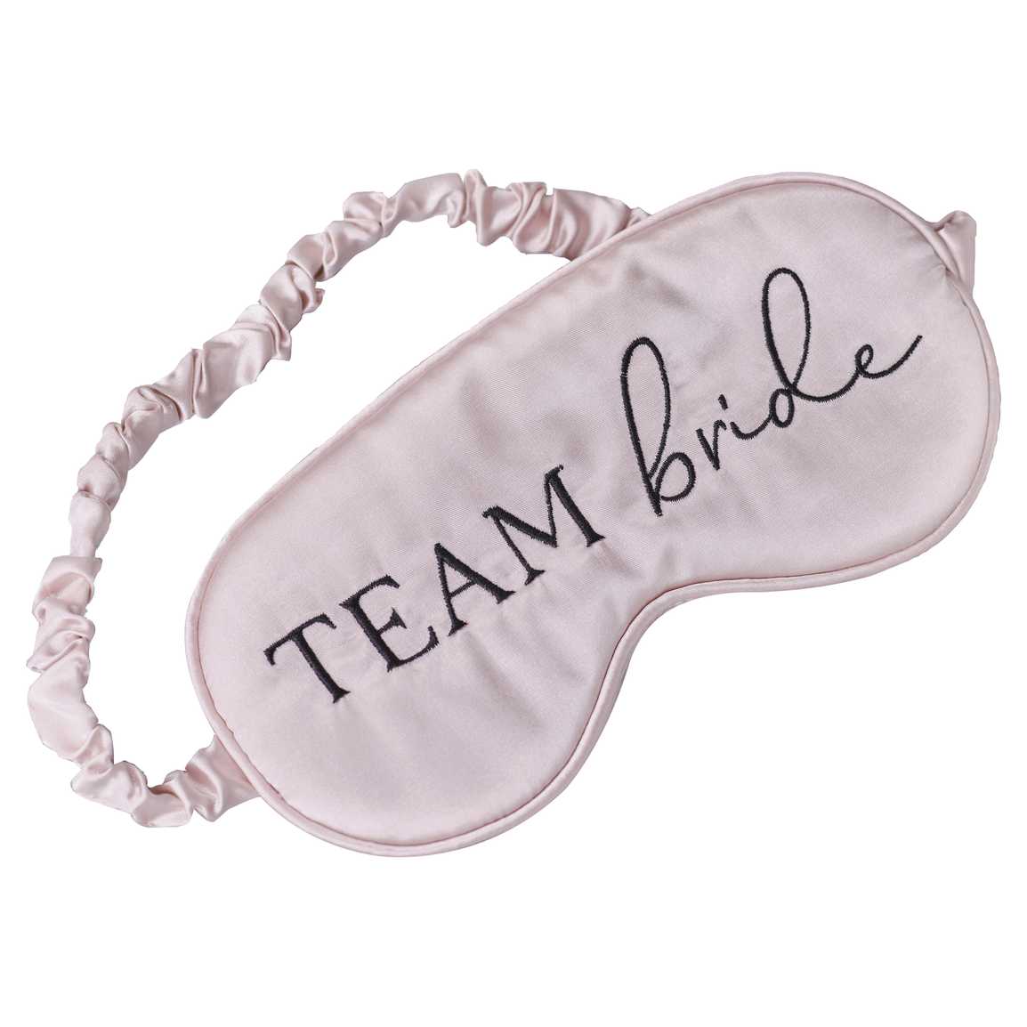 Pink 'Team Bride' Sleep Mask