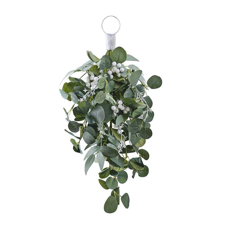 Eucalyptus And White Berry Door Sway Christmas Ginger Ray