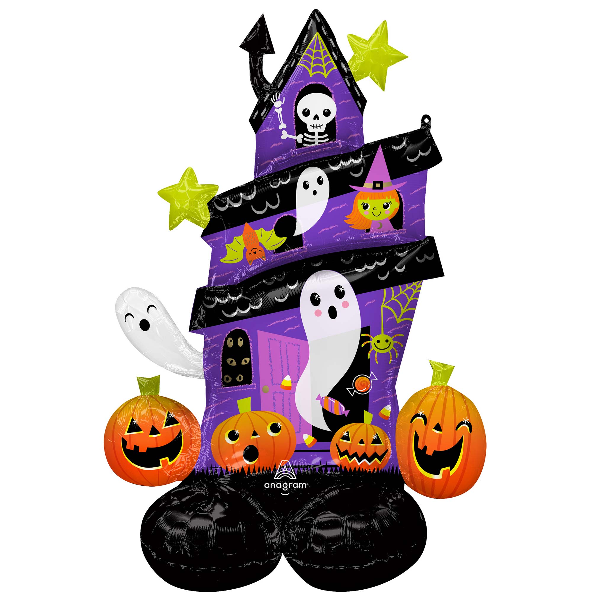  AirLoonz Halloween Ghost Foil Balloon Air Fill Only