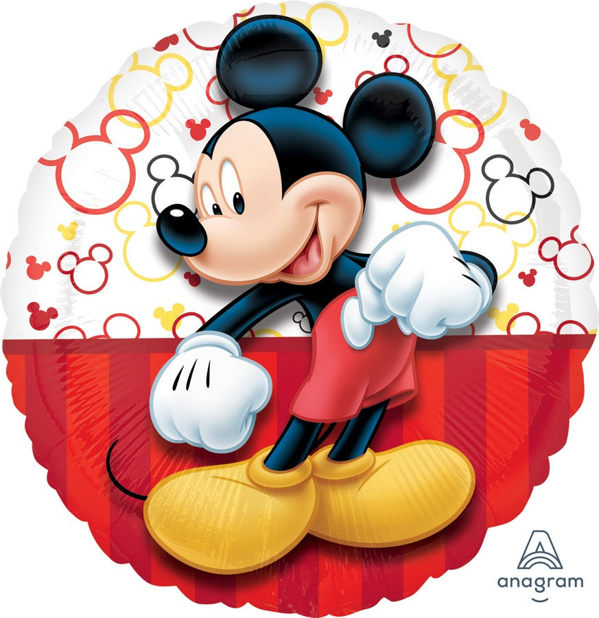 45cm Standard  Mickey Mouse Forever Foil Balloon 