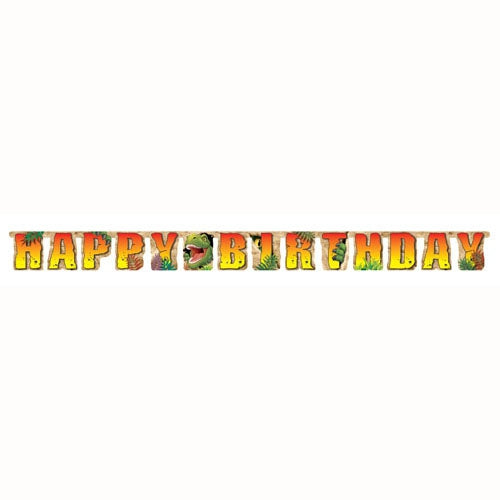 Block Party Happy Birthday Jointed Banner 18cm x 2.3m