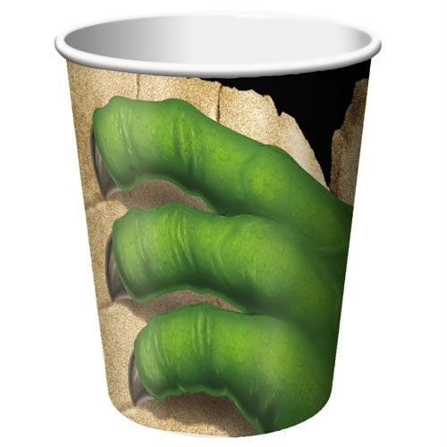 Block Party Cups Paper 266ml Pk/8
