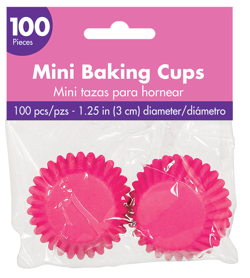 Mini Cupcake Cases Black Pk/100