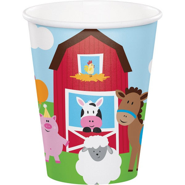 Fairy Forest Cups Paper 266ml Pk/8