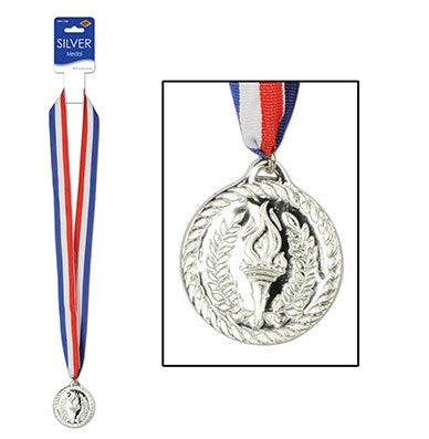 Gold Sports Medal & Ribbon