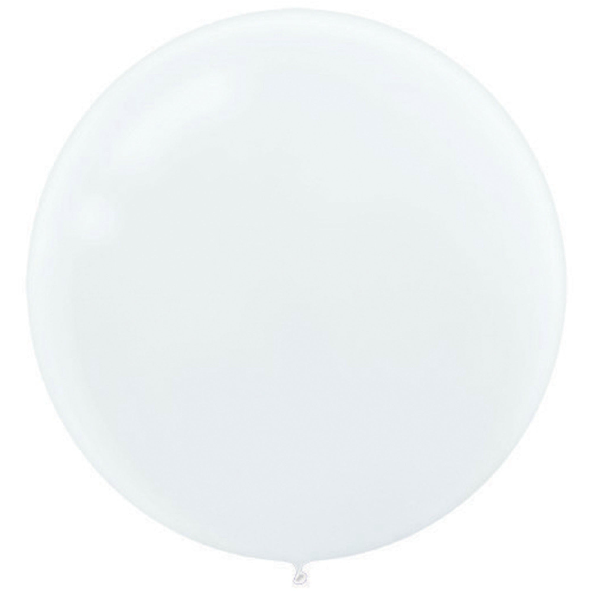 Latex Balloons 60cm 4 Pack Silver Pk/4