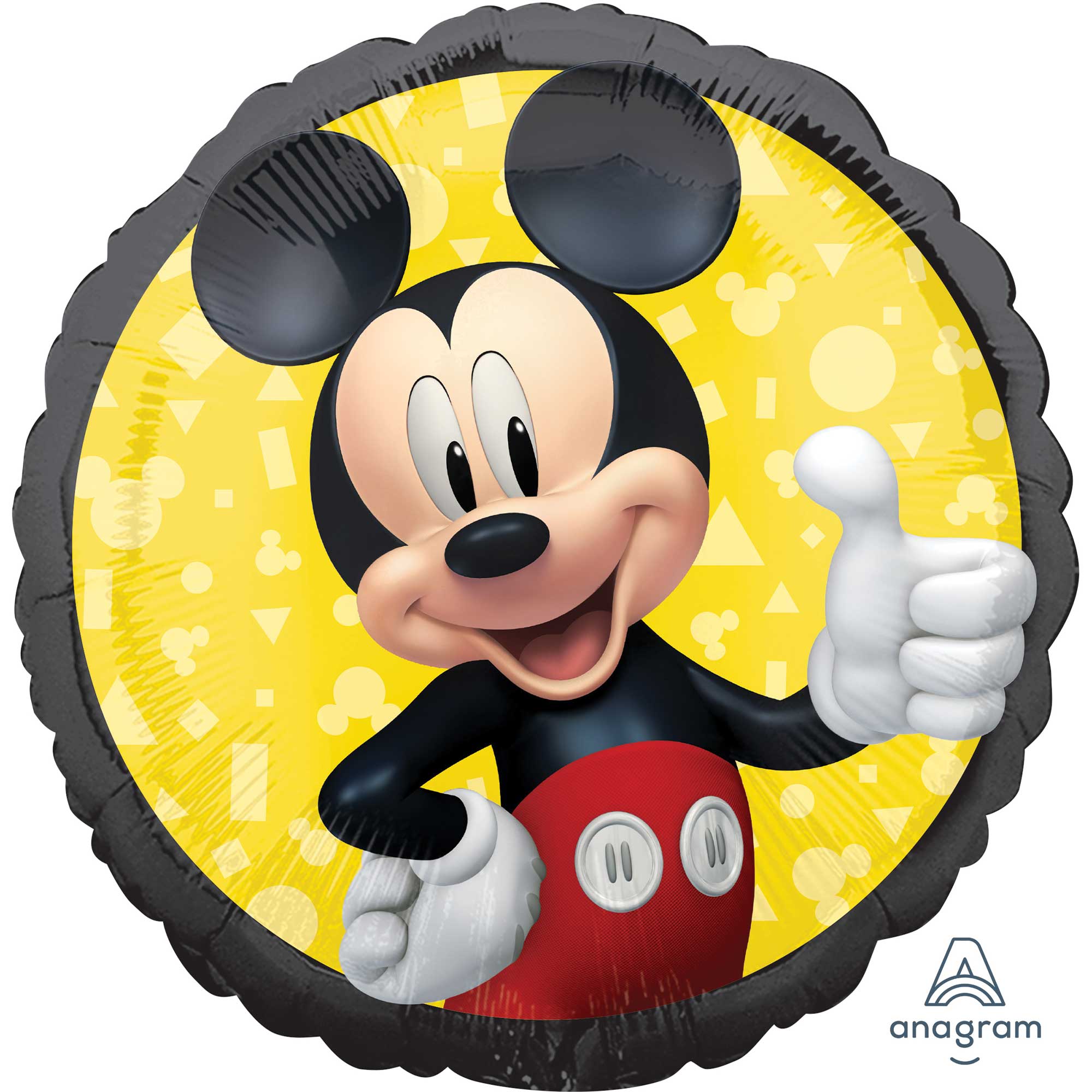 45cm Standard  Mickey Mouse Forever Happy Birthday Foil Balloon 