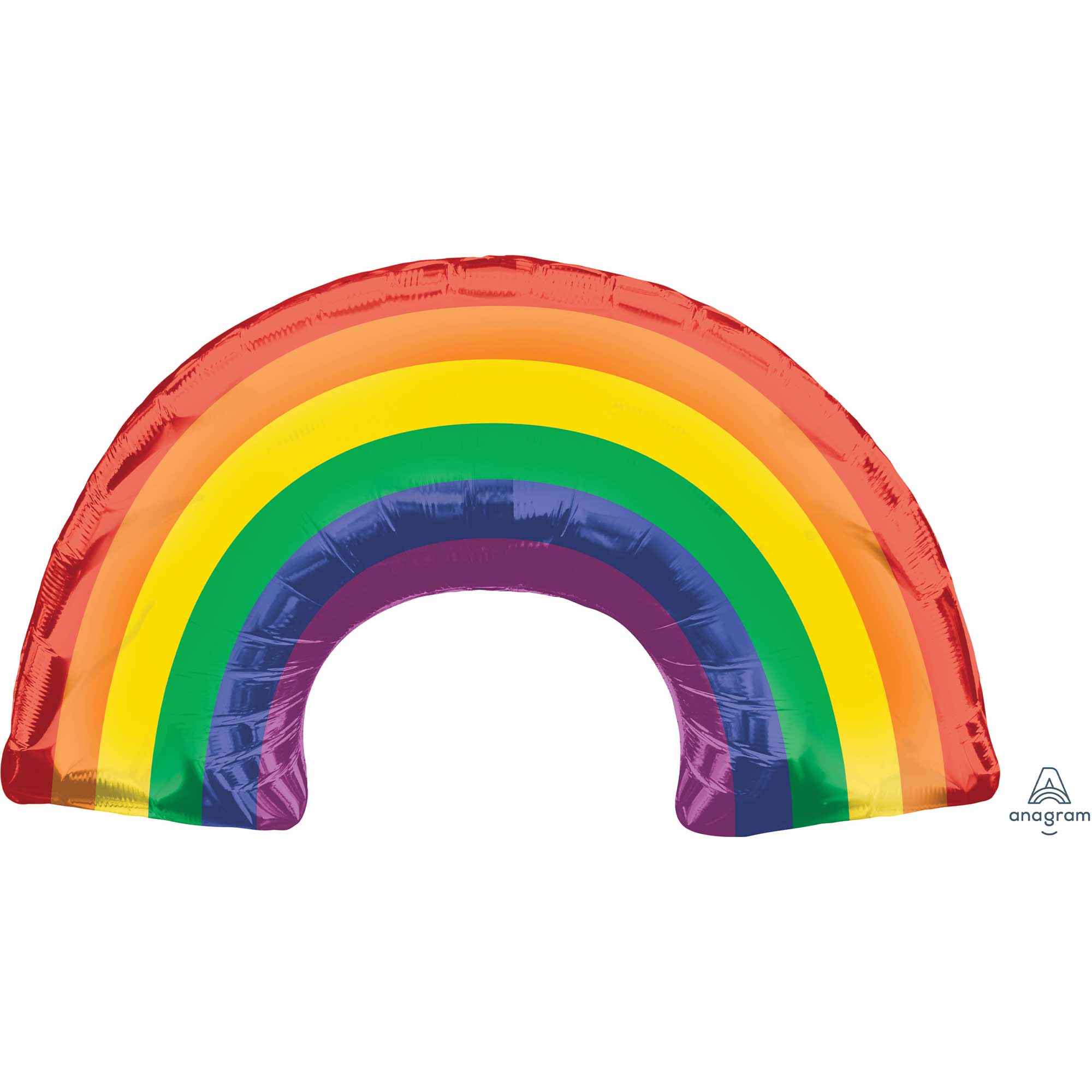 SuperShape Rainbow Ombre Cupcake Happy Birthday  P35