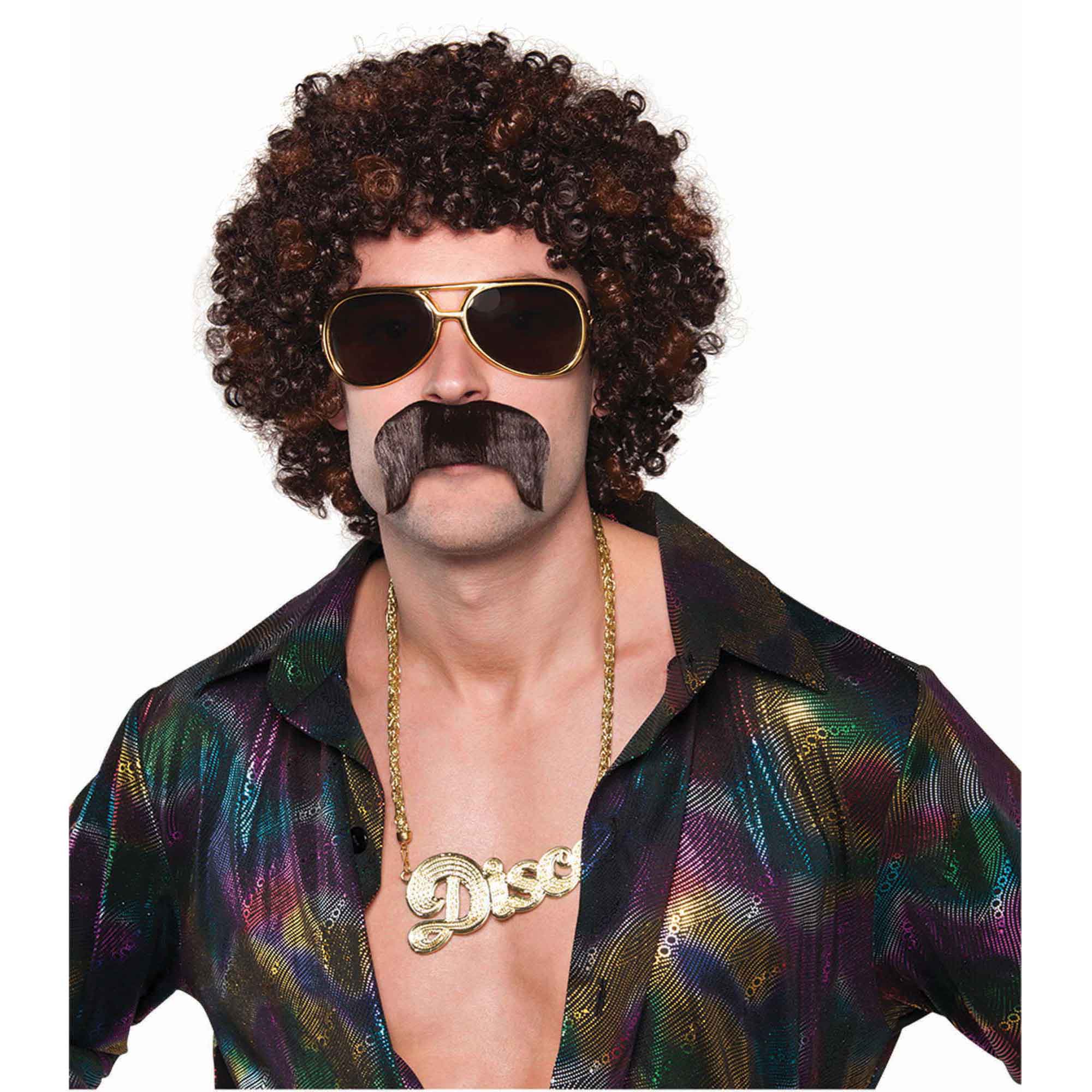 Costume Set Adult Afro Wig Kit with Comb
