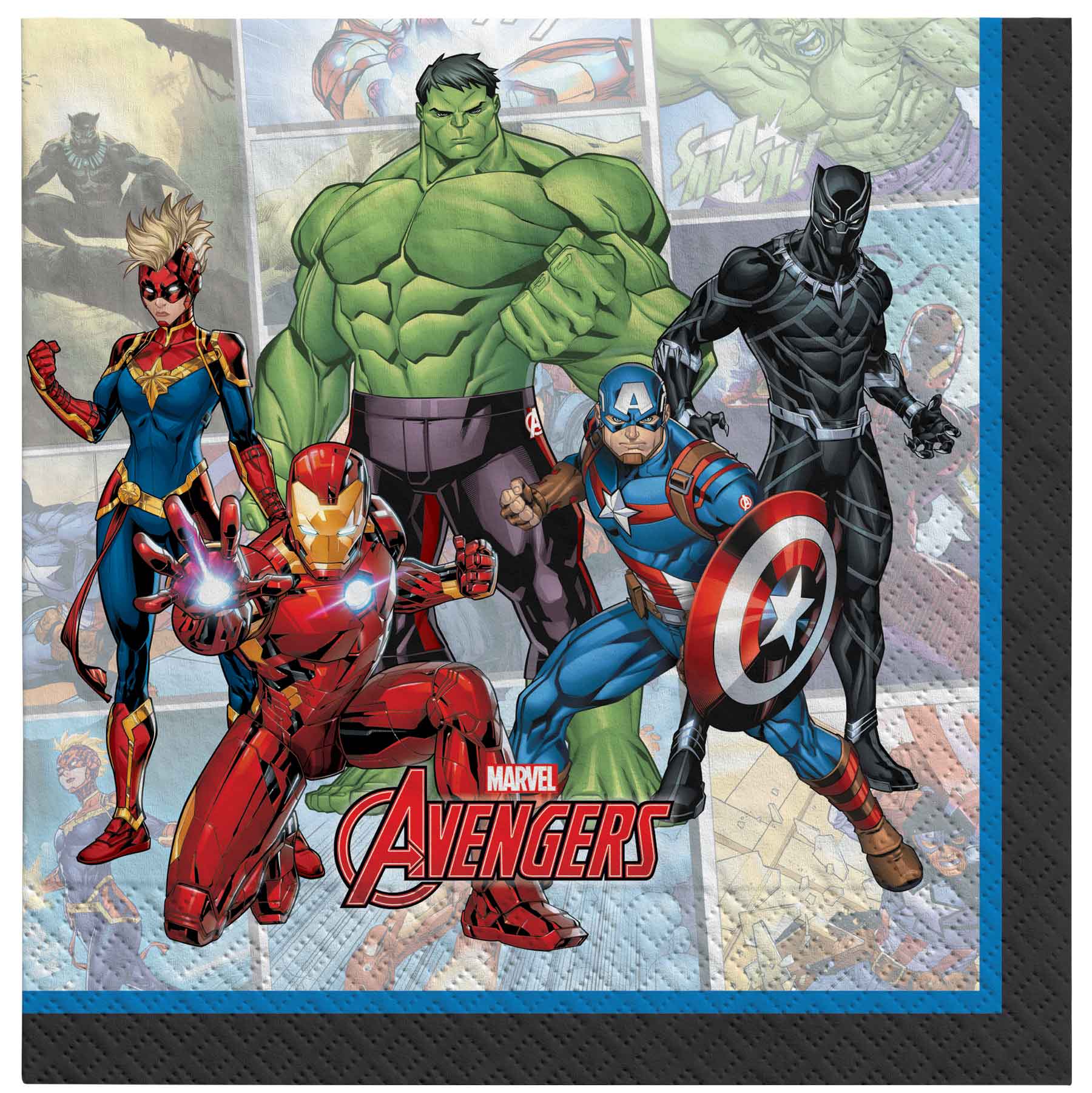 Marvel Avengers Powers Unite Iron Man 7" / 17cm Paper Plates Pk/8