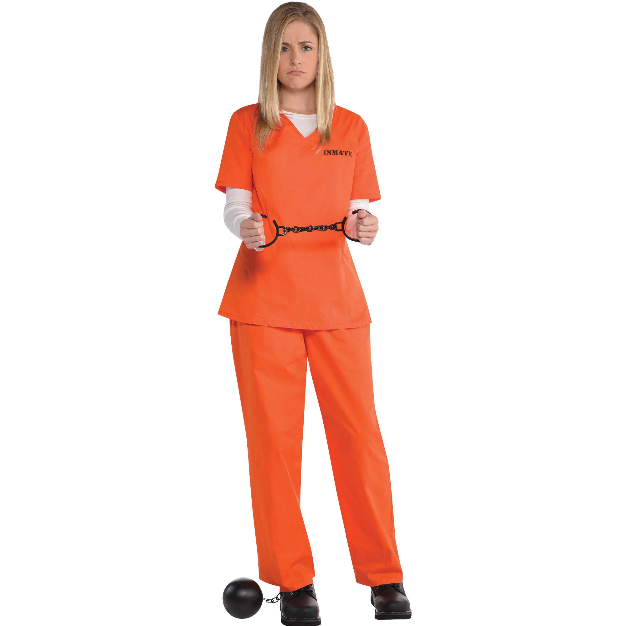 Costume Orange Inmate Women's Size 18-20