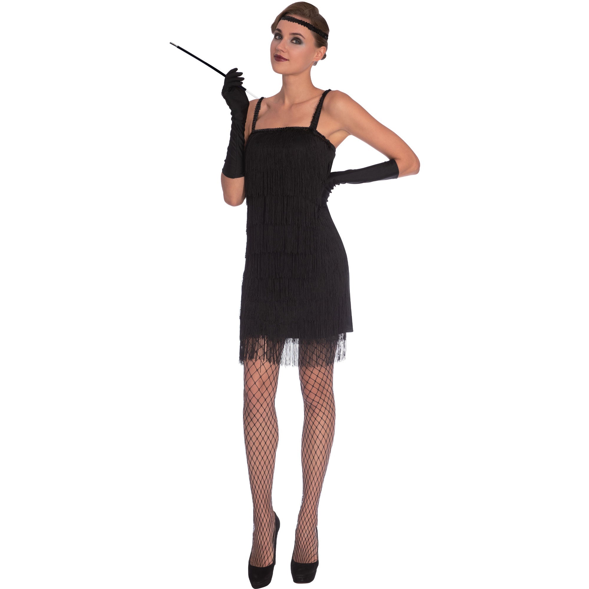 Costume Black Flapper Dress - Adult