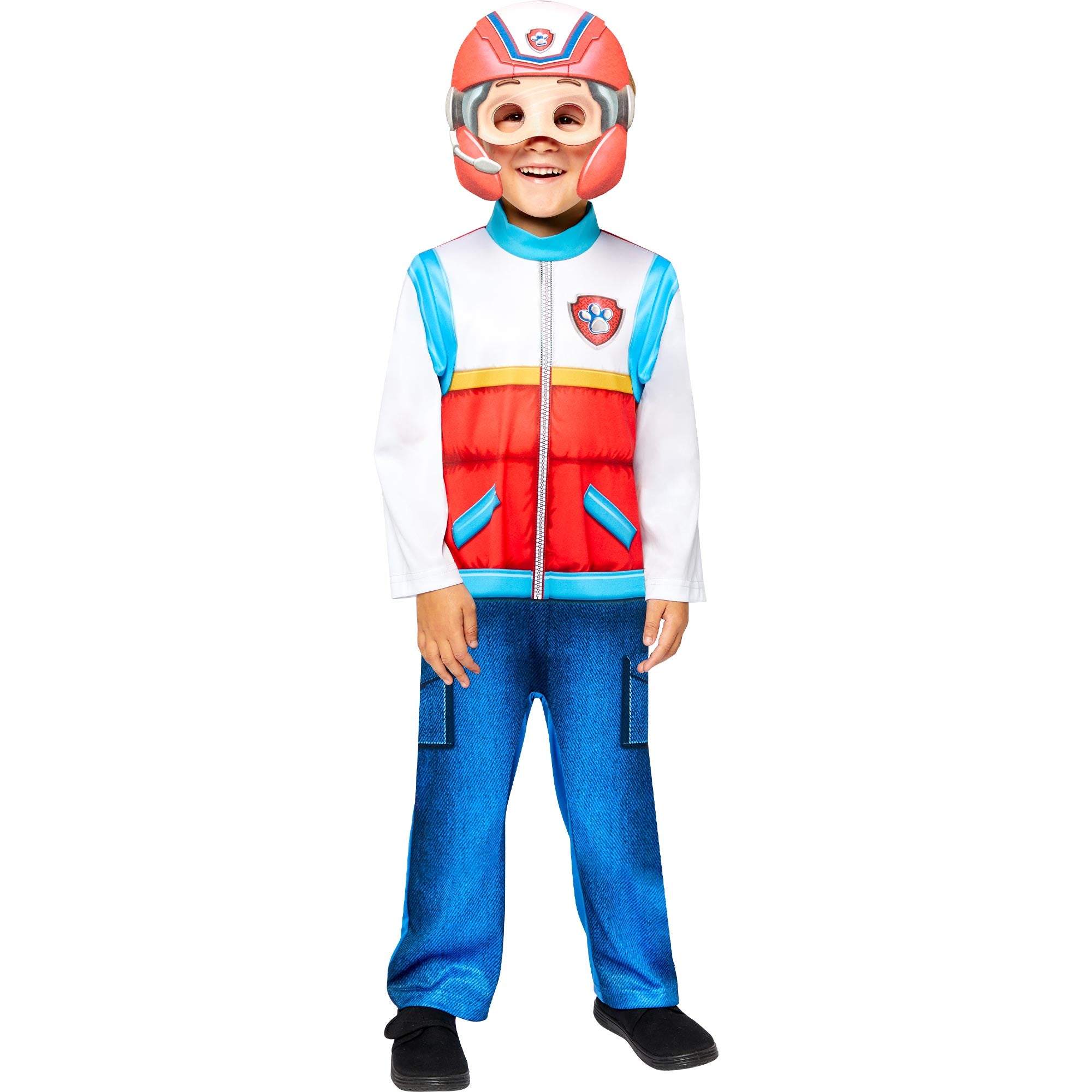Costume Paw Patrol Ryder 3-4 Years Jumpsuit & Mask