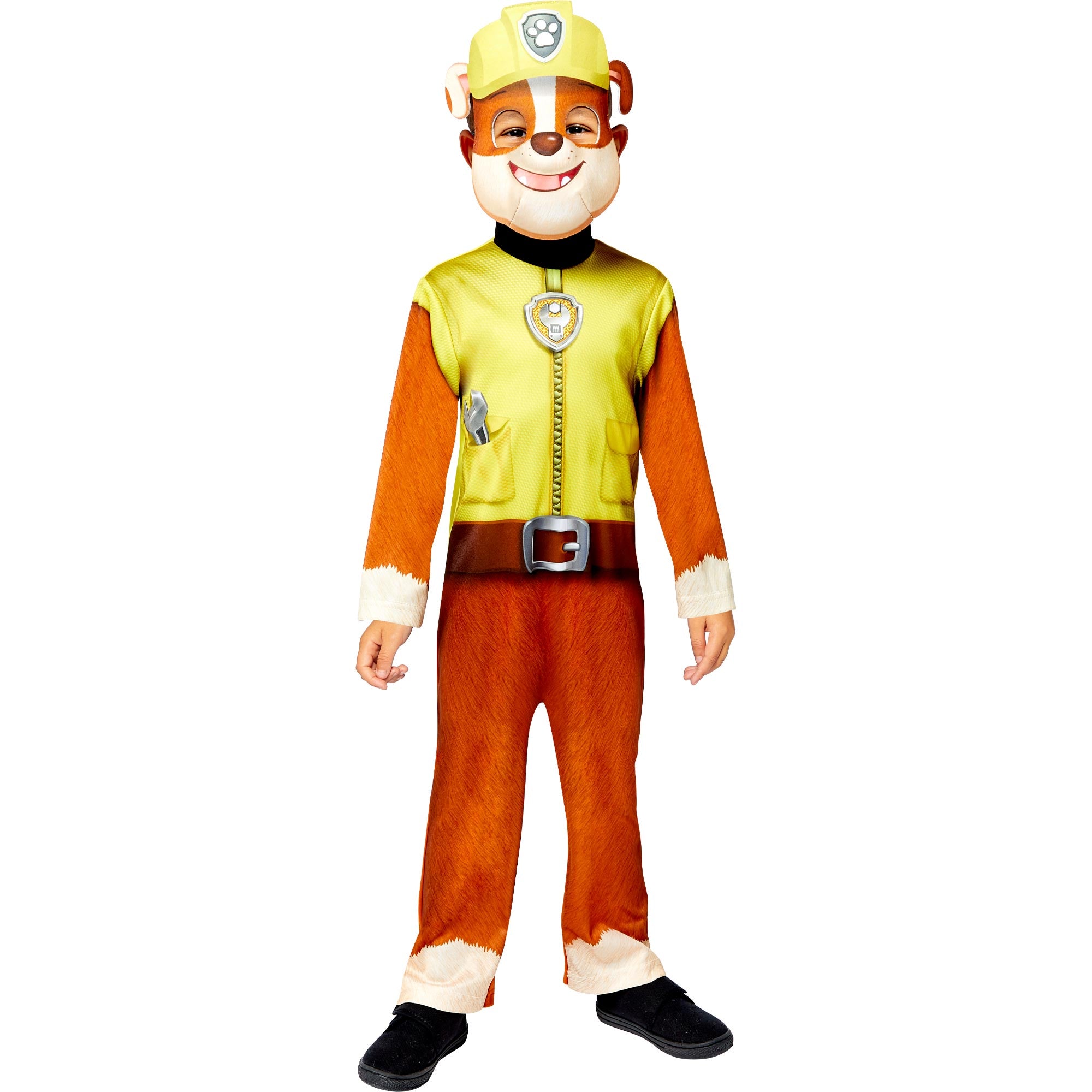 Costume Paw Patrol Rubble 4-6 Years Jumpsuit & Mask