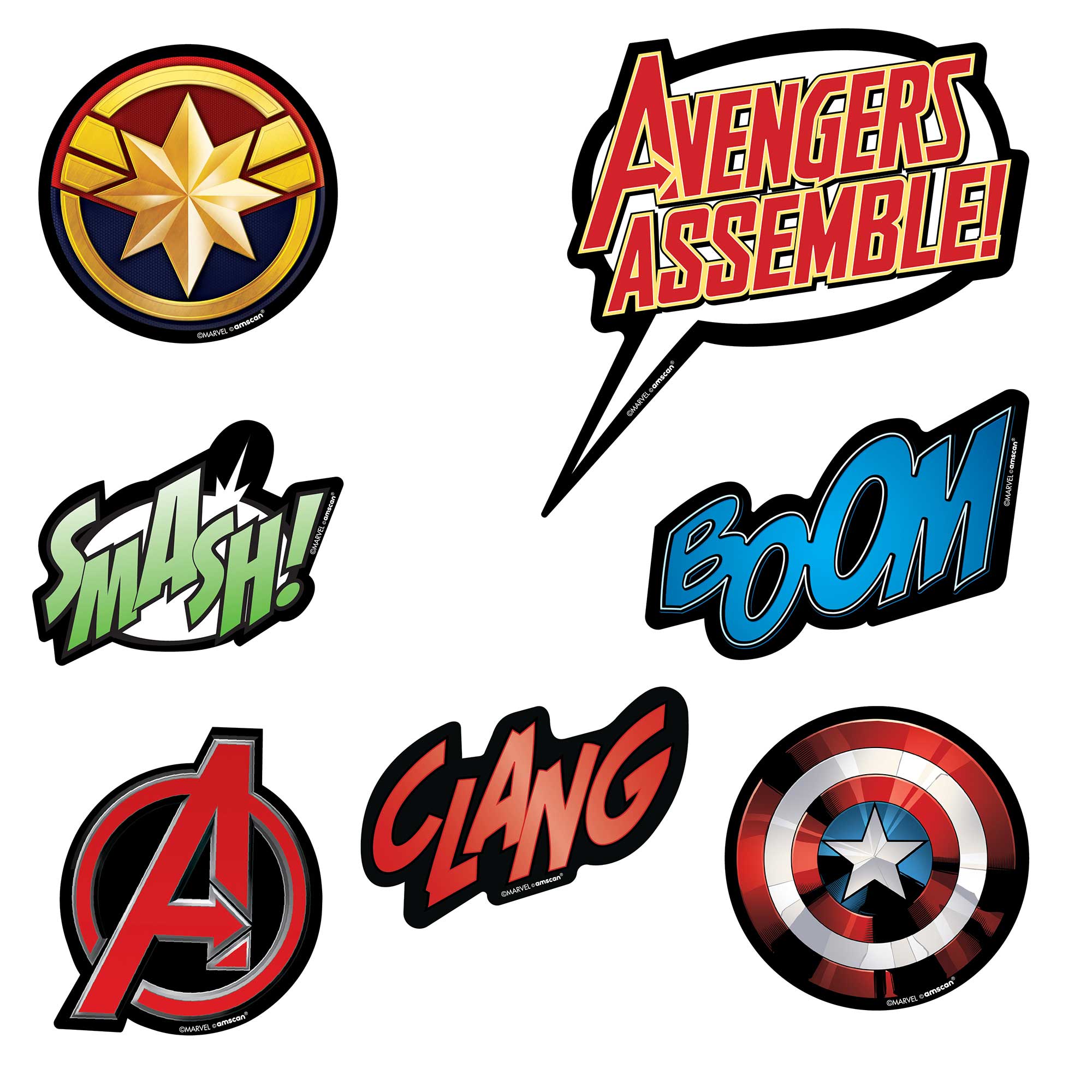 Marvel Avengers Powers Unite Cupcake Cases & Picks Set Pk/48