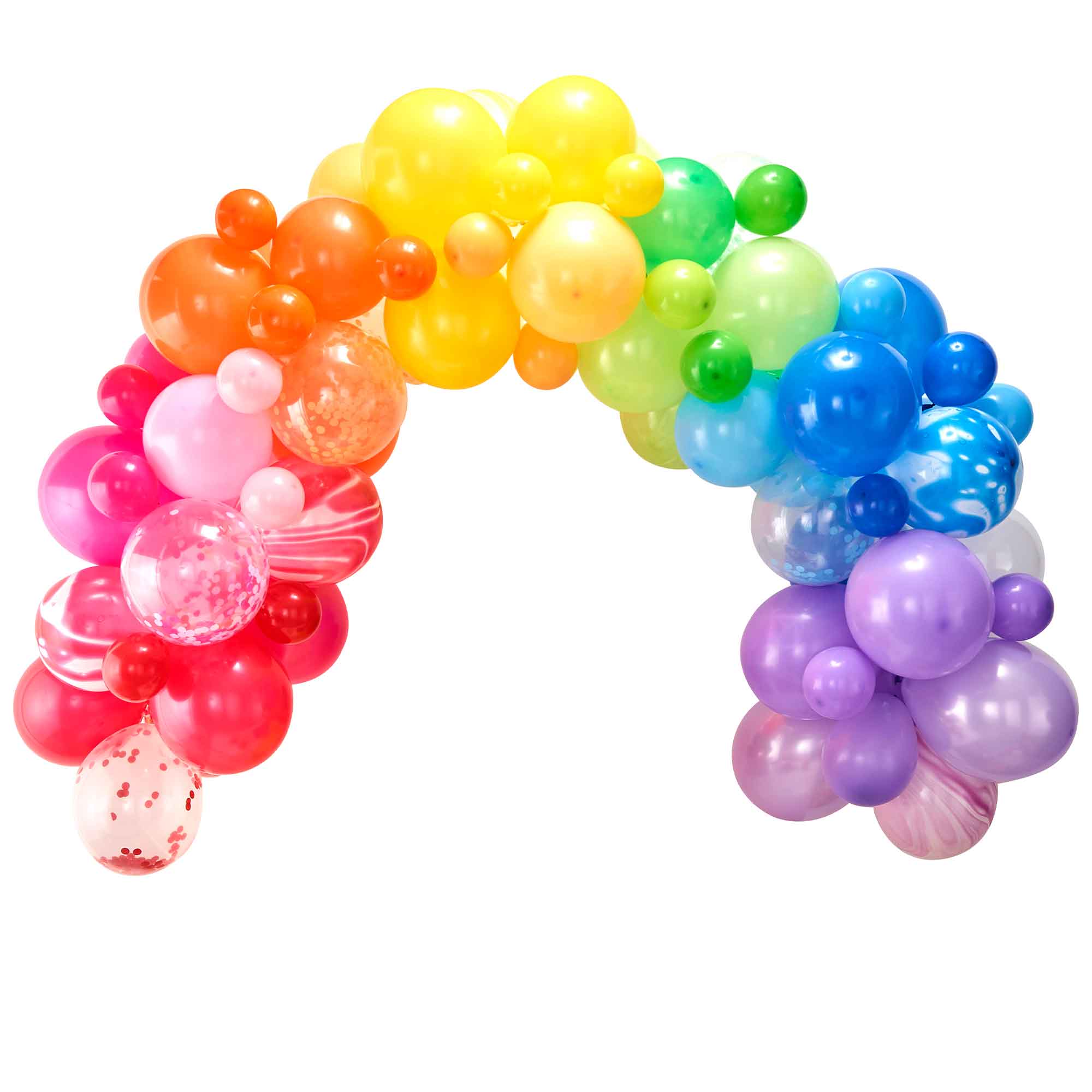 Balloon Arch Rainbow with 85 Balloons