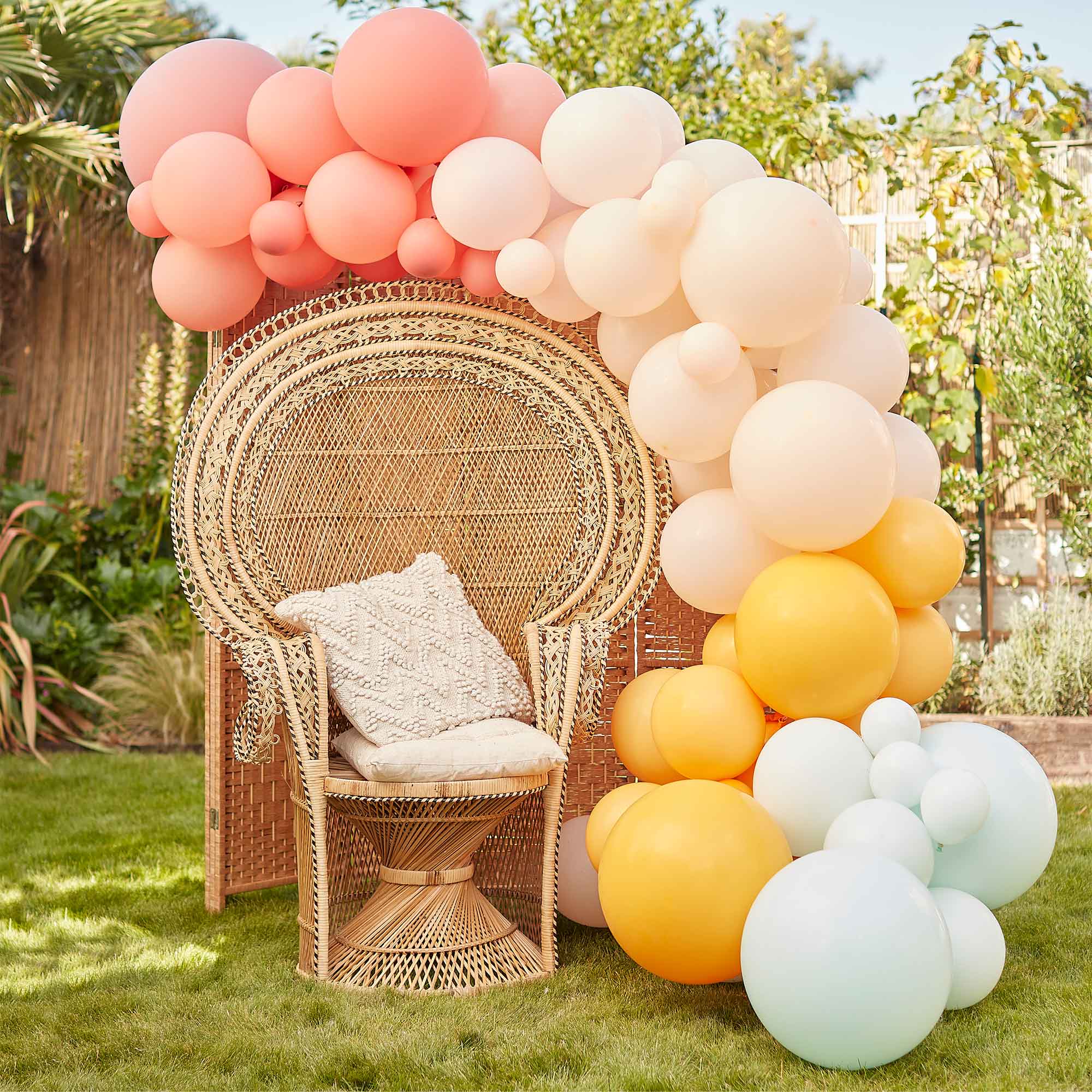 Balloon Arch Muted Pastel with 78 Pieces