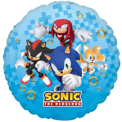 Sonic the Hedgehog 45cm Standard Foil Balloon Each